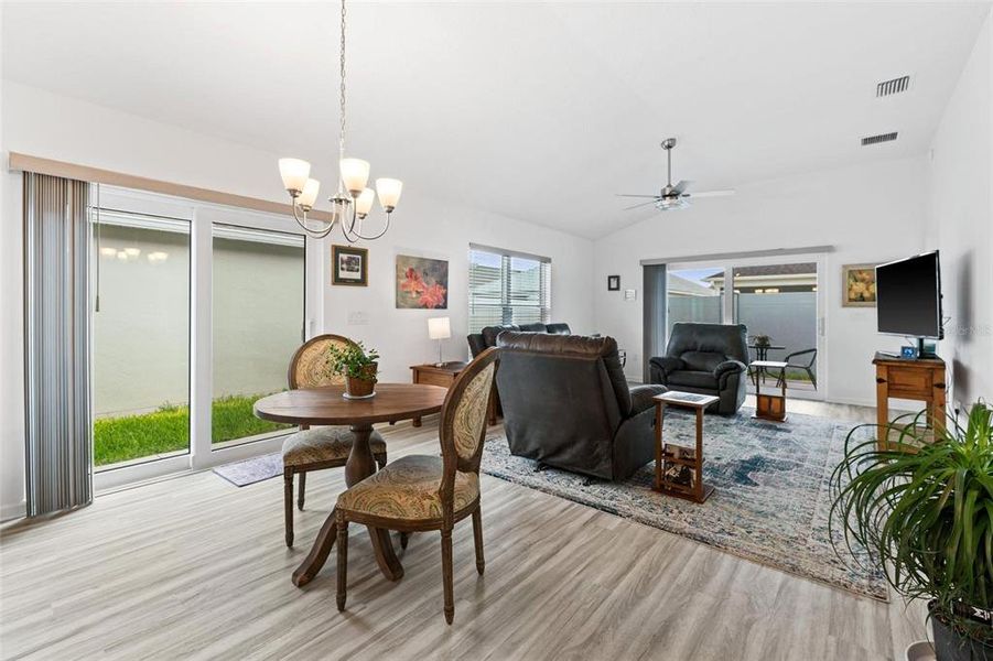 Furnished interior view inside a new home in , The Villages (Image 39).