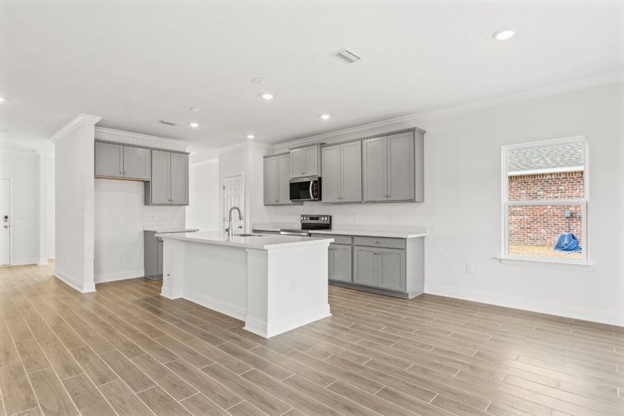 Furnished interior view inside a new home in Natureview, Freeport (Image 14).