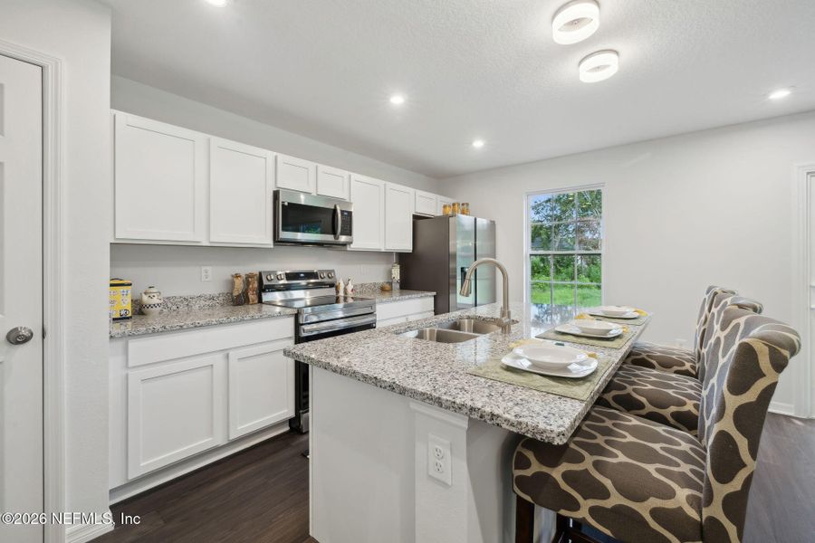 Furnished interior view inside a new home in , Baldwin (Image 12).