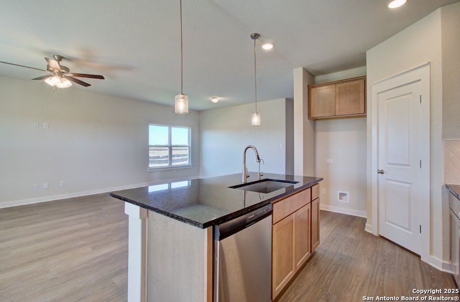 Furnished interior view inside a new home in Westridge, San Antonio (Image 7).