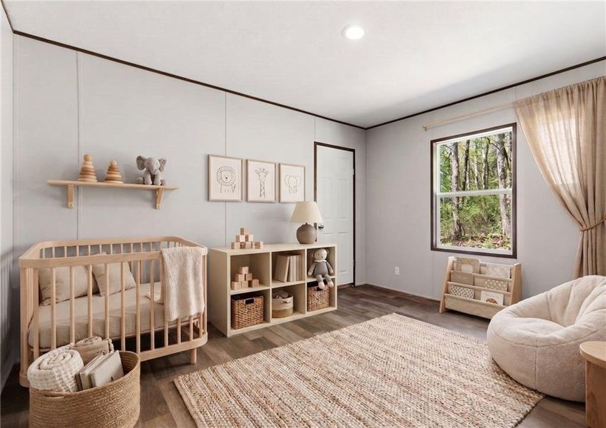 Furnished interior view inside a new home in , Dahlonega (Image 10).