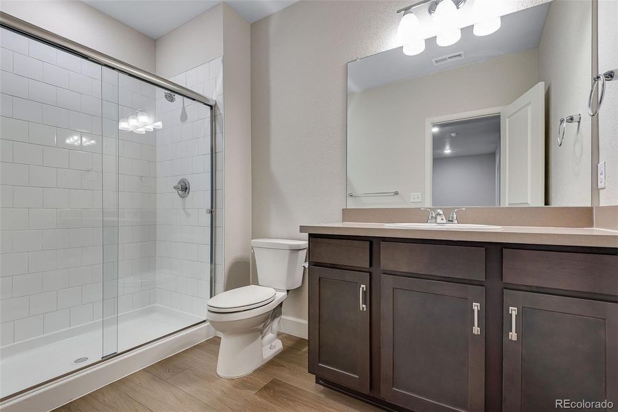 Furnished interior view inside a new home in Crescendo Collection at Reunion, Commerce City (Image 6). Furnished interior view inside a new home in Crescendo Collection at Reunion, Commerce City (Image 6).