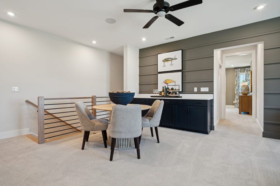 Representative furnished interior of a home built from the Torrence by Tri Pointe Homes in Seven Oaks, Belmont (Image 19).