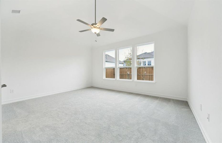 *floorplan representation, not actual home - Spacious owner's suite with private bath