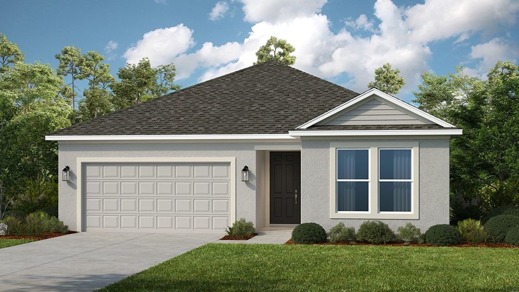 Representative exterior photo of a completed home built from the Carlsbad by Taylor Morrison in Lochside, Mount Dora, FL (Image 5).