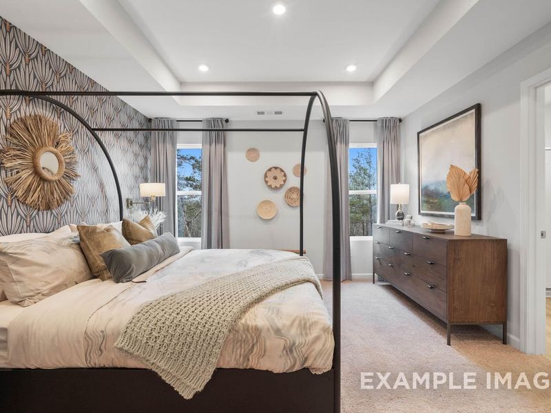 Furnished interior view inside a new home in Townes at North Main, Lillington (Image 30).