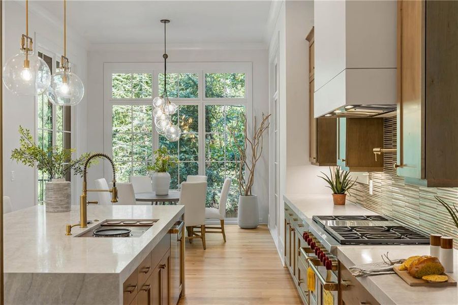 Furnished interior view inside a new home in , Marietta (Image 12).