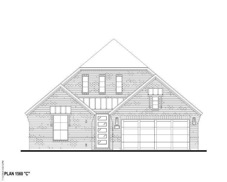 Plan 1560 Elevation C