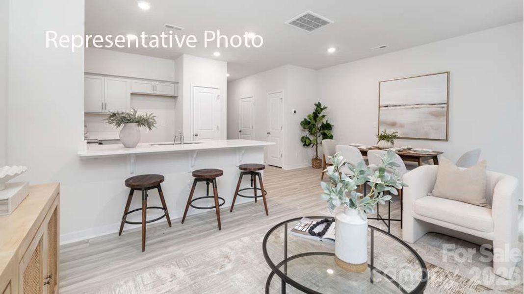 Furnished interior view inside a new home in Clark Creek Landing, Lincolnton (Image 8).