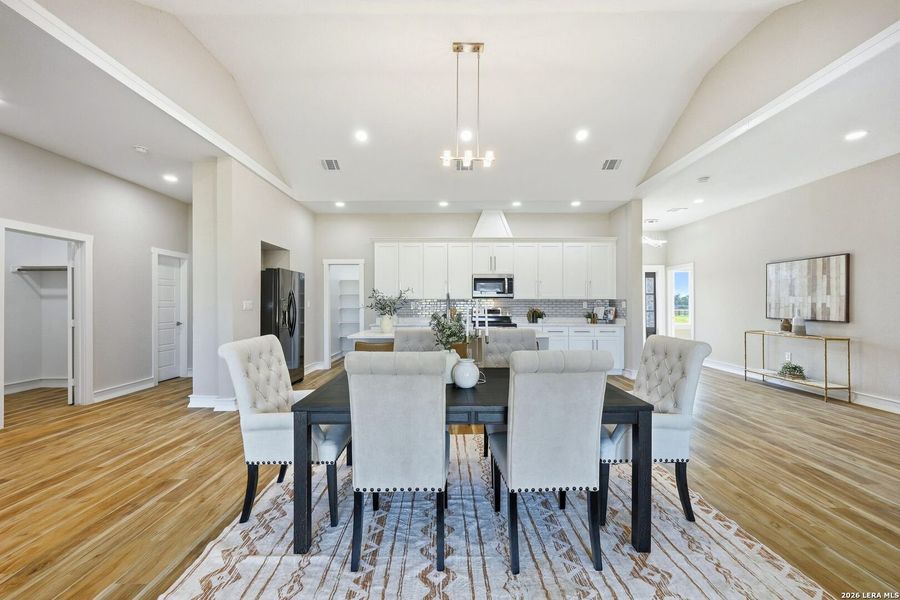 Furnished interior view inside a new home in , Atascosa (Image 12).