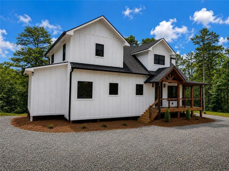 Front exterior of a new home in , Talking Rock, GA, highlighting curb appeal (Image 22). Front exterior of a new home in , Talking Rock, GA, highlighting curb appeal (Image 22).