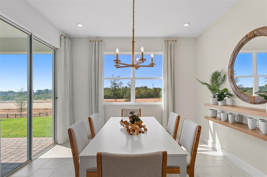 Furnished interior view inside a new home in , Clermont (Image 6).
