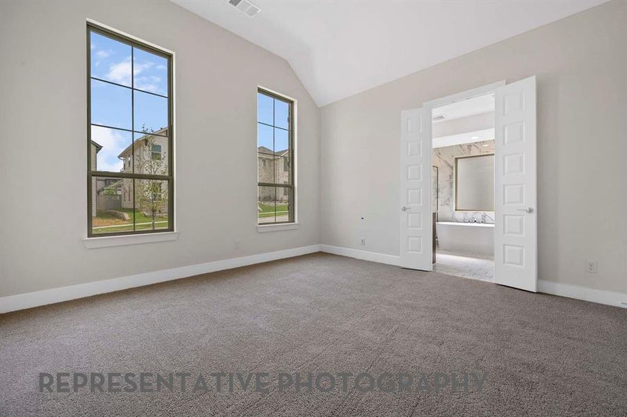 Spacious, unfurnished interior of a new home in Wellington, Haslet (Image 15).