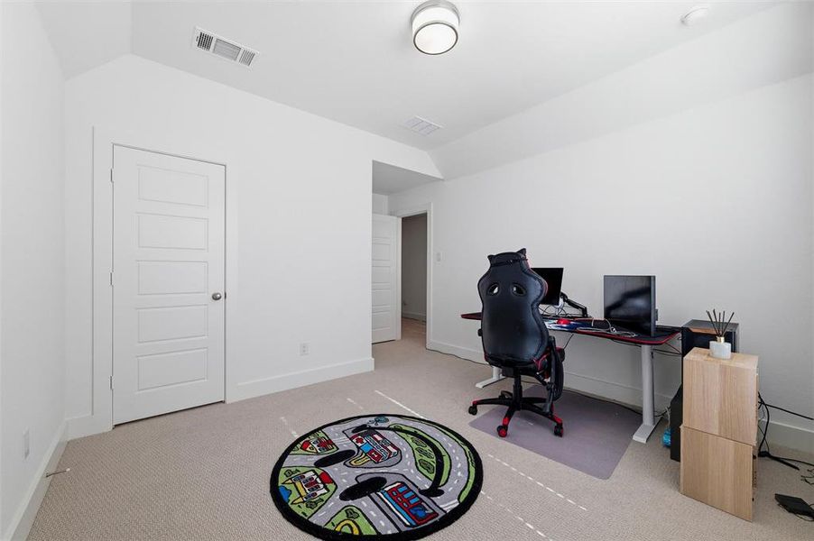 2nd floor bedroom with large walk in closet