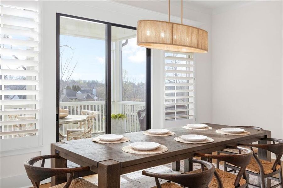 Furnished interior view inside a new home in , Dawsonville (Image 19).