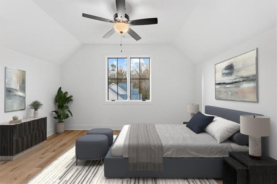 Furnished interior view inside a new home in , Gainesville (Image 57).