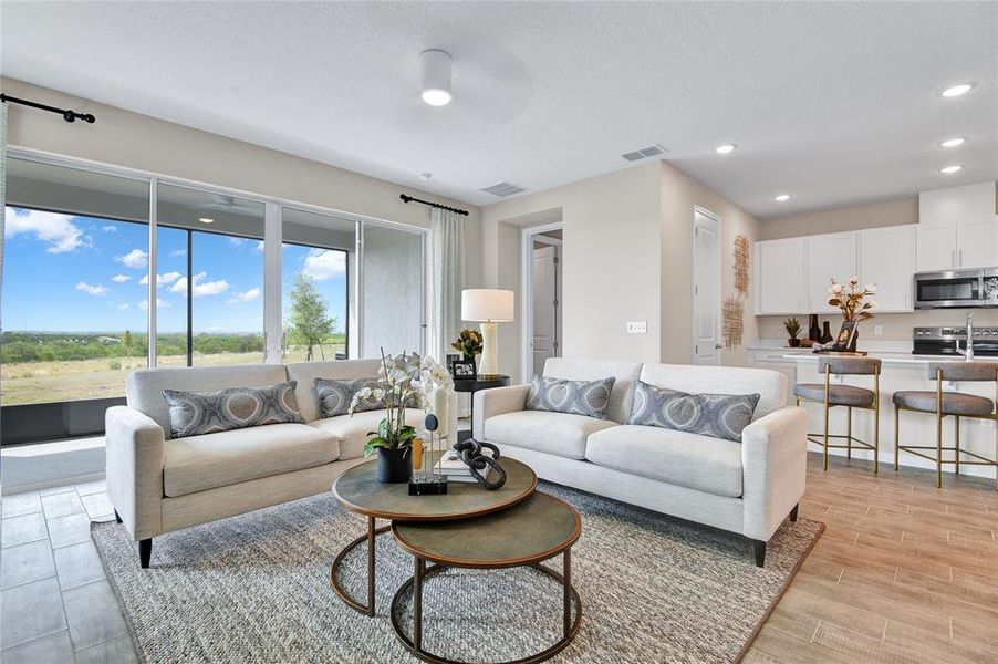 Furnished interior view inside a new home in Annabelle Estates, Winter Haven (Image 8).