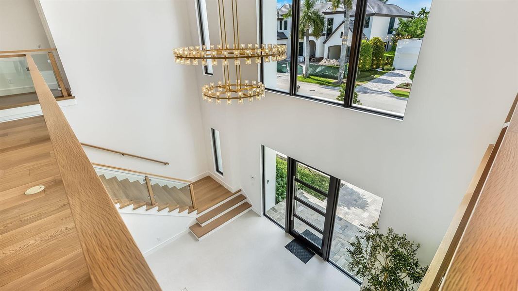 Entrance View from Second Level