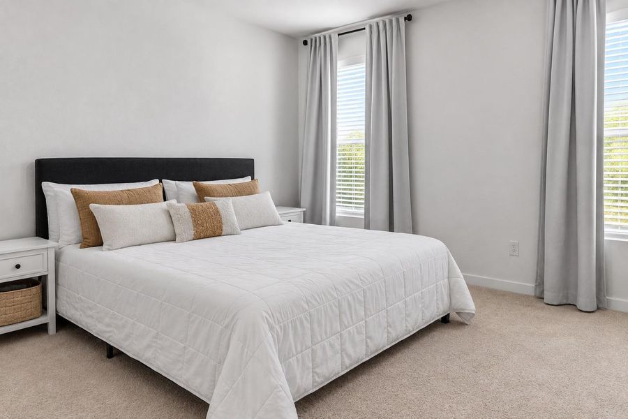 Furnished interior view inside a new home in Grand Oaks Reserve, Cleveland (Image 27).