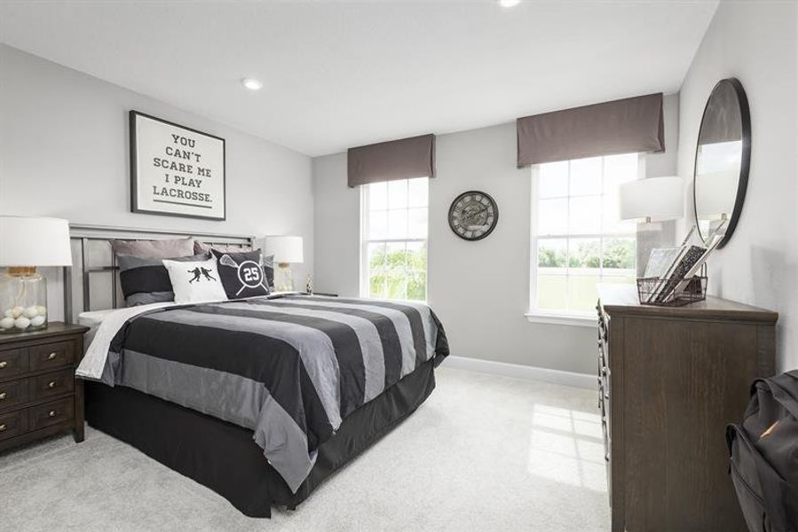 Representative furnished interior of a home built from the Lynn Haven by Ryan Homes in Copperleaf, Ocala (Image 19).