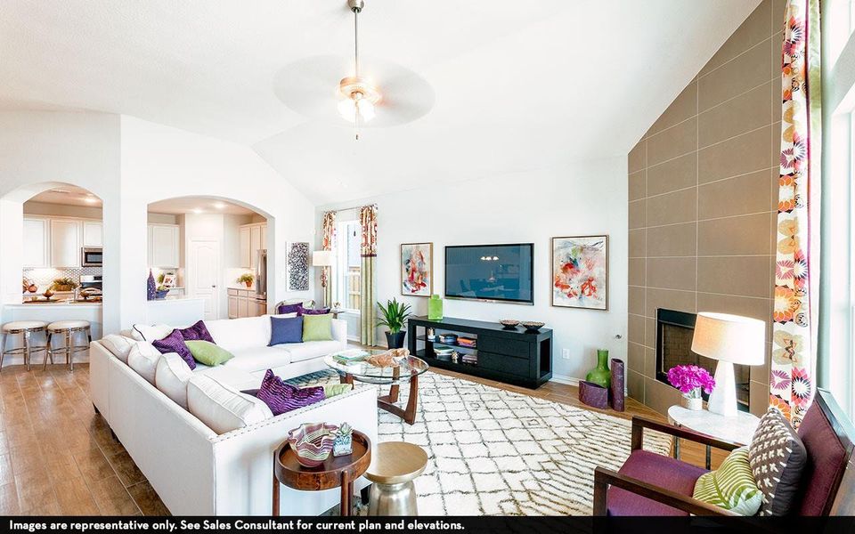 Furnished interior view inside a new home in Pecan Estates, Crosby (Image 16).