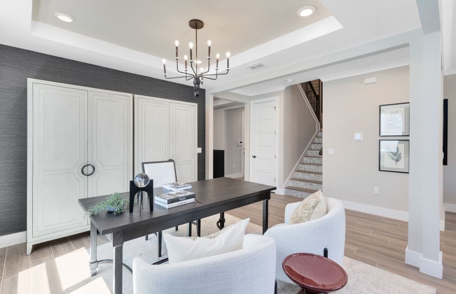 Representative furnished interior of a home built from the Scarlett by Pulte Homes in Parkside Trails, Clermont (Image 6). Representative furnished interior of a home built from the Scarlett by Pulte Homes in Parkside Trails, Clermont (Image 6).