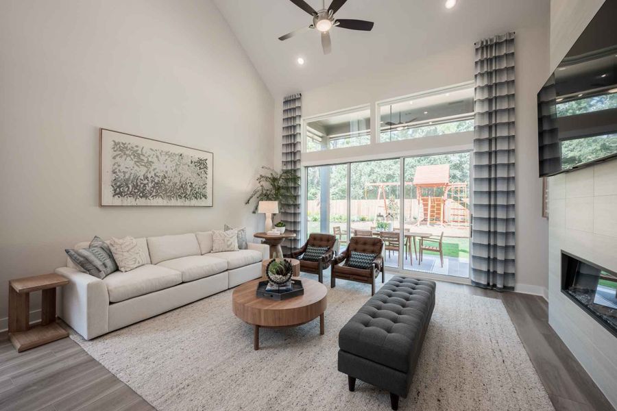 Furnished interior view inside a new home in Oakhill Reserve, Tomball (Image 6).