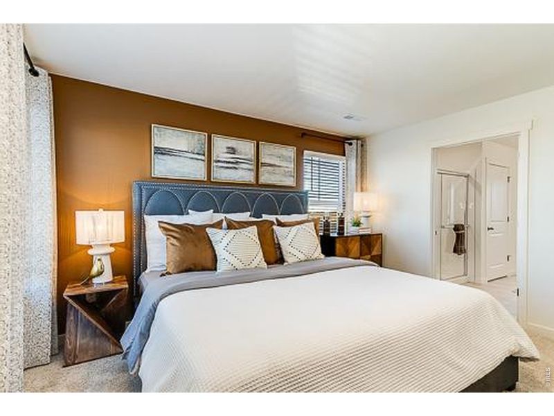 Furnished interior view inside a new home in Prairie Song, Windsor (Image 15).