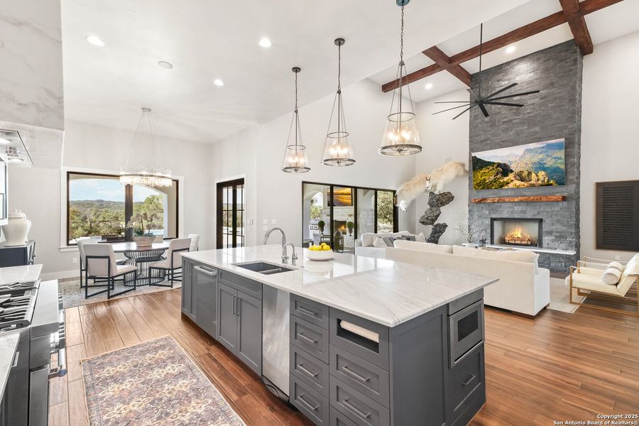 Furnished interior view inside a new home in , Bulverde (Image 13).