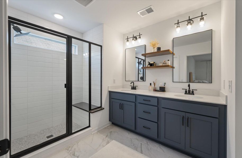 Furnished interior view inside a new home in , Charleston (Image 39).