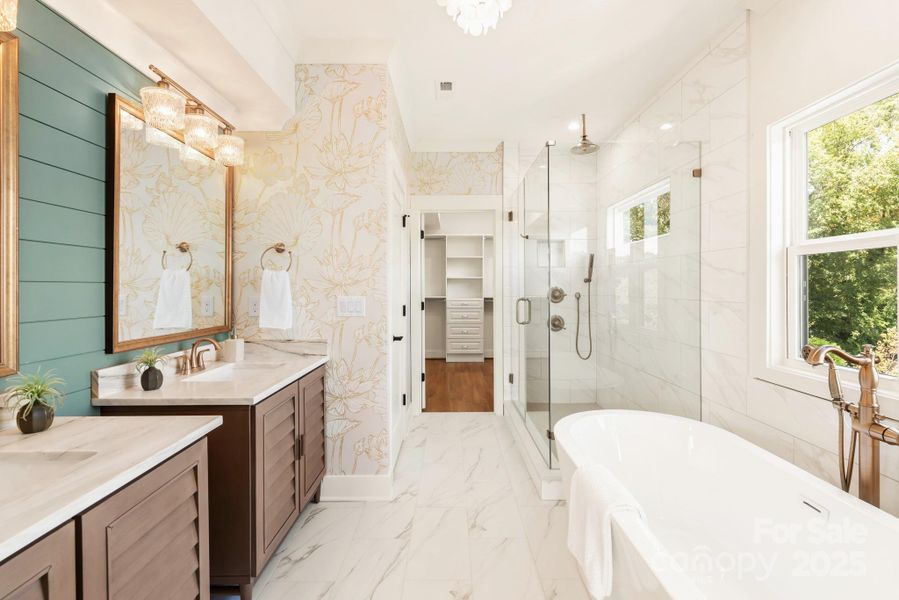 Furnished interior view inside a new home in , Charlotte (Image 28). Furnished interior view inside a new home in , Charlotte (Image 28).