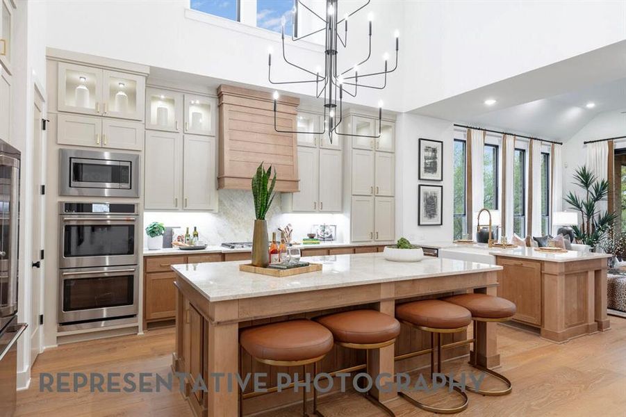Furnished interior view inside a new home in Pecan Square, Northlake (Image 4).