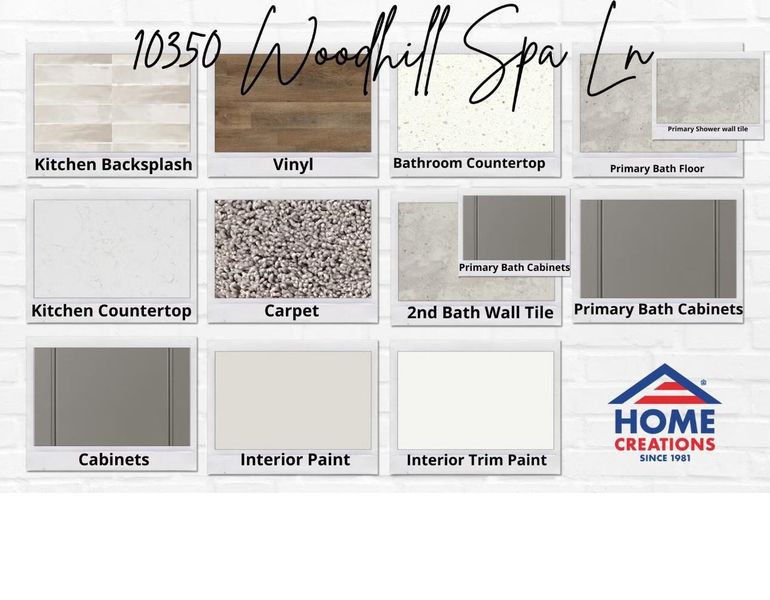 Sample of building materials used in homes in Grand Oaks Reserve, Cleveland (Image 24). Sample of building materials used in homes in Grand Oaks Reserve, Cleveland (Image 24).