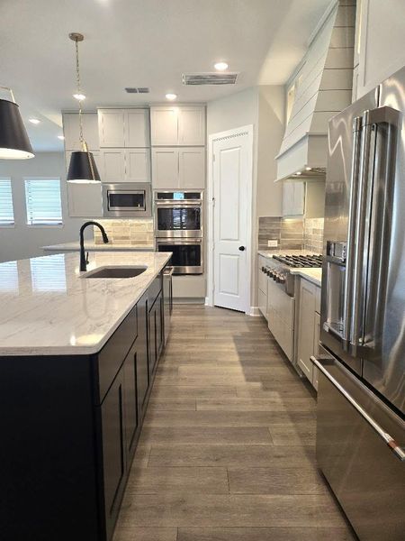 Furnished interior view inside a new home in The Meadows at Imperial Oaks, Conroe (Image 6).