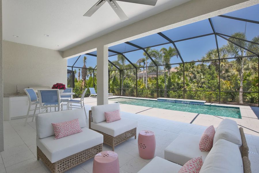 Exterior details and patio area of a home in Boca Royale Golf and Country Club at Wellen Park, Englewood (Image 22). Exterior details and patio area of a home in Boca Royale Golf and Country Club at Wellen Park, Englewood (Image 22).