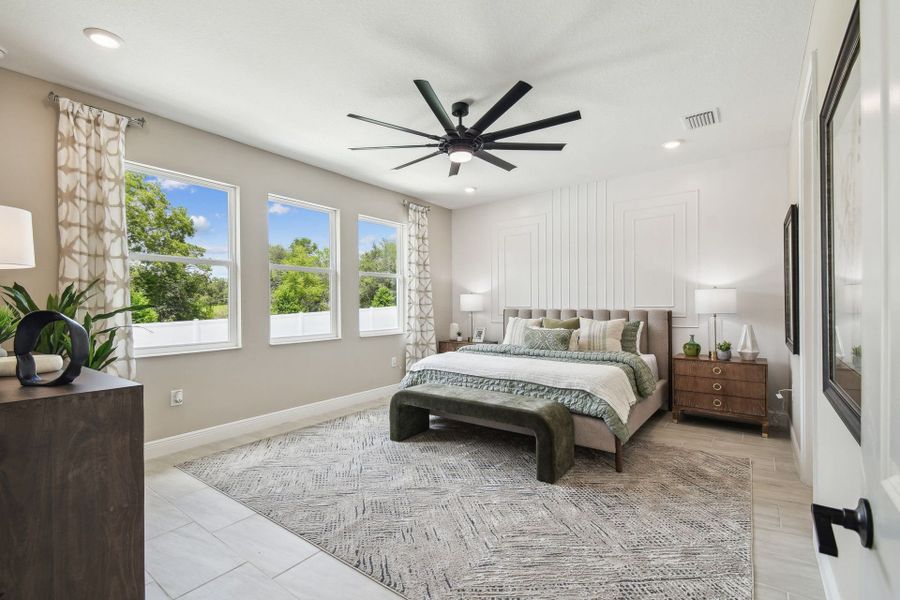 Representative furnished interior of a home built from the Sapphire by William Ryan Homes in Pinecone Reserve, Brooksville (Image 16).