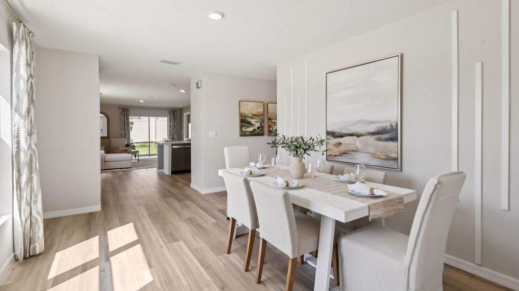 Representative furnished interior of a home built from the Allex by D.R. Horton in Sherman Oaks, Brooksville (Image 6).