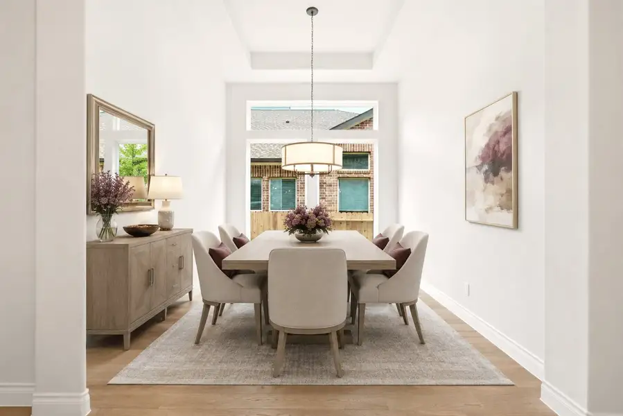 Furnished interior view inside a new home in Bridgeland 50′, Cypress (Image 3). Furnished interior view inside a new home in Bridgeland 50′, Cypress (Image 3).