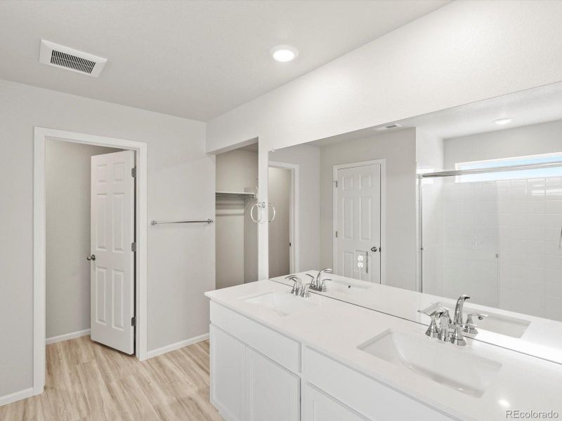 Furnished interior view inside a new home in Poudre Heights: The Lakes Collection, Windsor (Image 7).