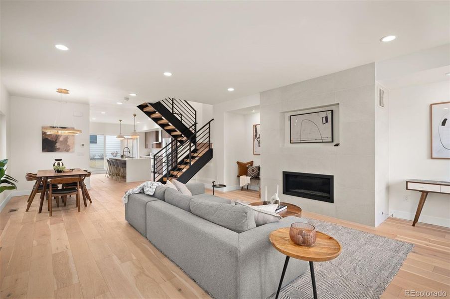 Furnished interior view inside a new home in , Denver (Image 5).