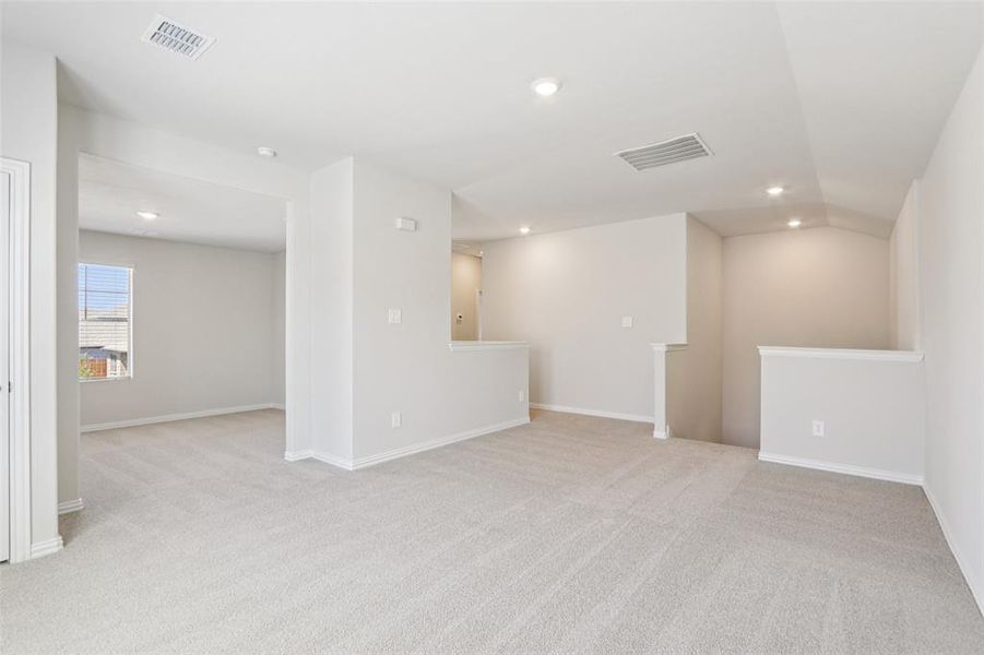 Spacious, unfurnished interior of a new home in Parks at Foster Crossing - Premier Series, Anna (Image 21). Spacious, unfurnished interior of a new home in Parks at Foster Crossing - Premier Series, Anna (Image 21).