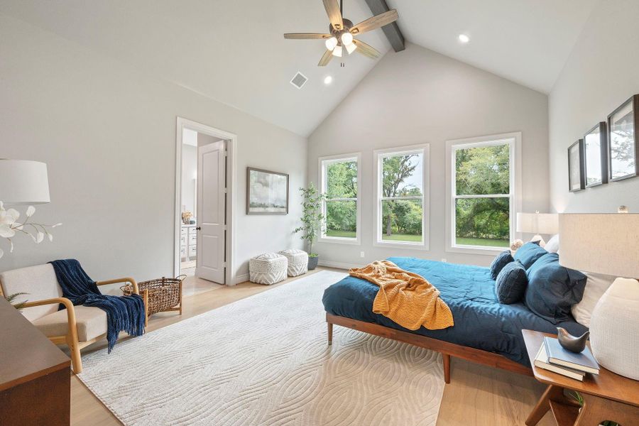 Furnished interior view inside a new home in , College Station (Image 17).