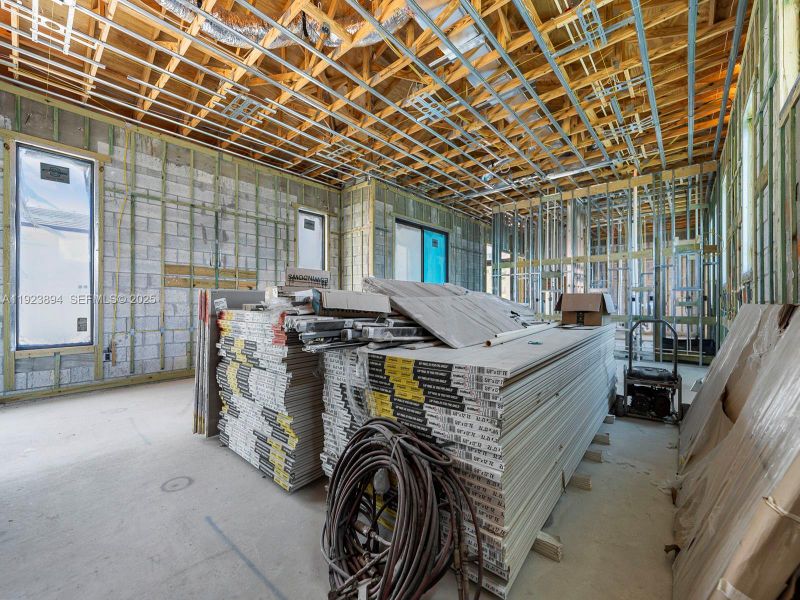 In-progress construction of a new home in , Miami, FL (Image 31). In-progress construction of a new home in , Miami, FL (Image 31).