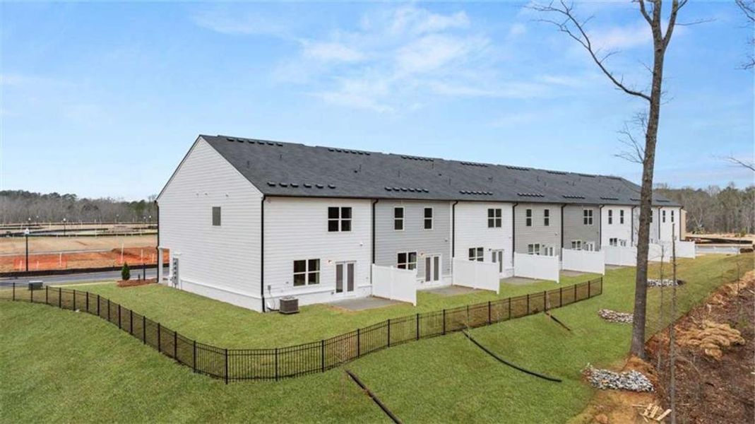 Exterior details and patio area of a home in Echo Glen, Stockbridge (Image 32). Exterior details and patio area of a home in Echo Glen, Stockbridge (Image 32).