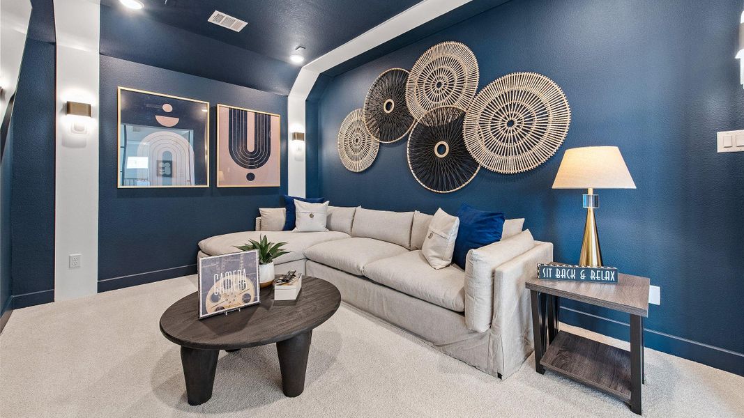 Furnished interior view inside a new home in Legacy, League City (Image 26).