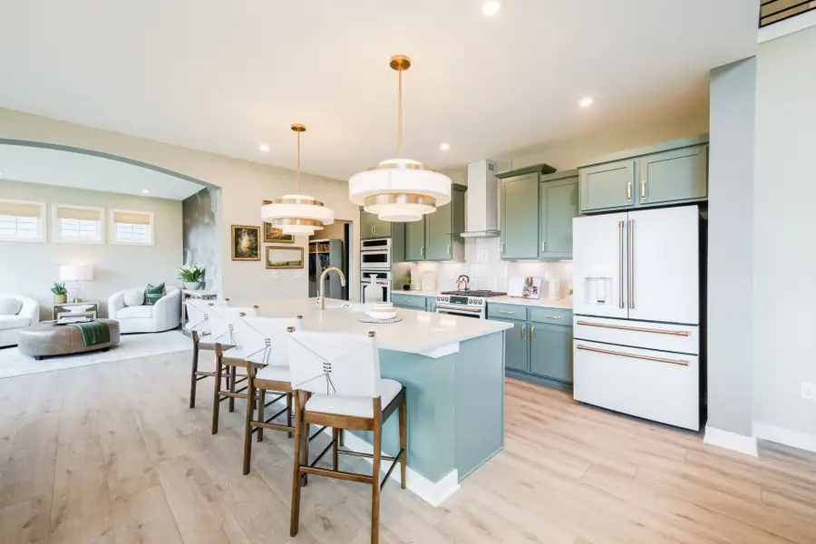 Representative furnished interior of a home built from the Grandin by Fischer Homes in The Dunes at Sandbar, Santa Rosa Beach (Image 15).