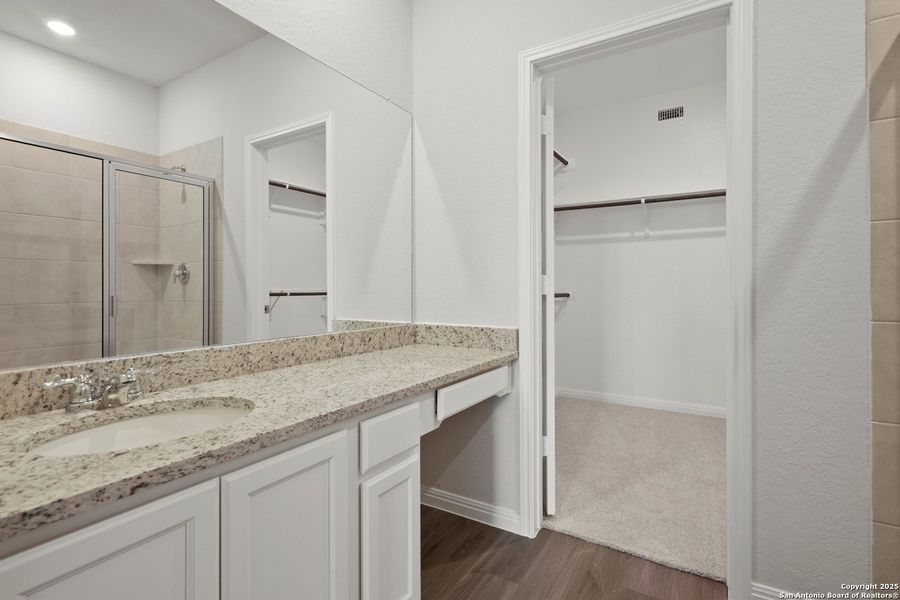 Furnished interior view inside a new home in Timber Creek, San Antonio (Image 6).