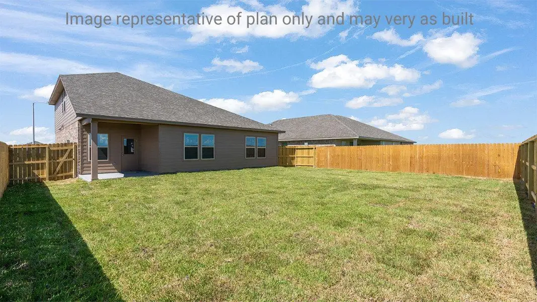 Exterior details and patio area of a home in Somerset at Sinton, Sinton (Image 3).
