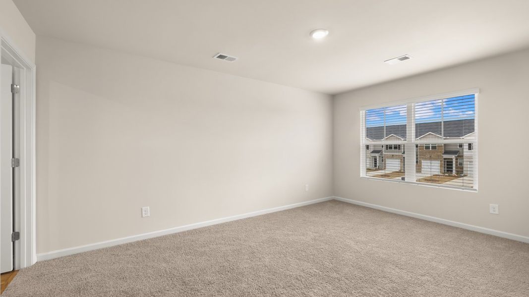 Spacious, unfurnished interior of a new home in The Gables at Agricultural Village, Perry (Image 16). Spacious, unfurnished interior of a new home in The Gables at Agricultural Village, Perry (Image 16).