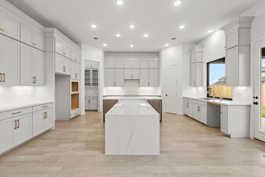 Furnished interior view inside a new home in Legacy Prairie at Katy Court 60', Katy (Image 6).